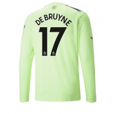 Manchester City Kevin De Bruyne #17 Tredje Tröja 2022-23 Långa ärmar